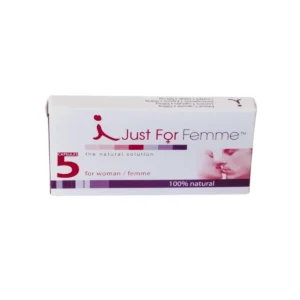 justforfemme 5 capsules voorkant